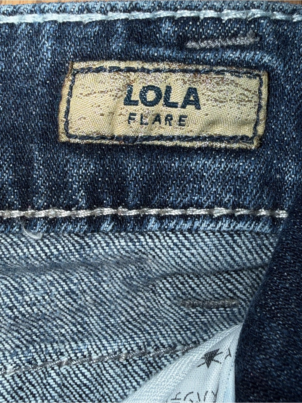 Silver Jeans Jeans Co. Women's Distressed Bootcut Jeans - Dark Blue Lola - Picture 3 of 5